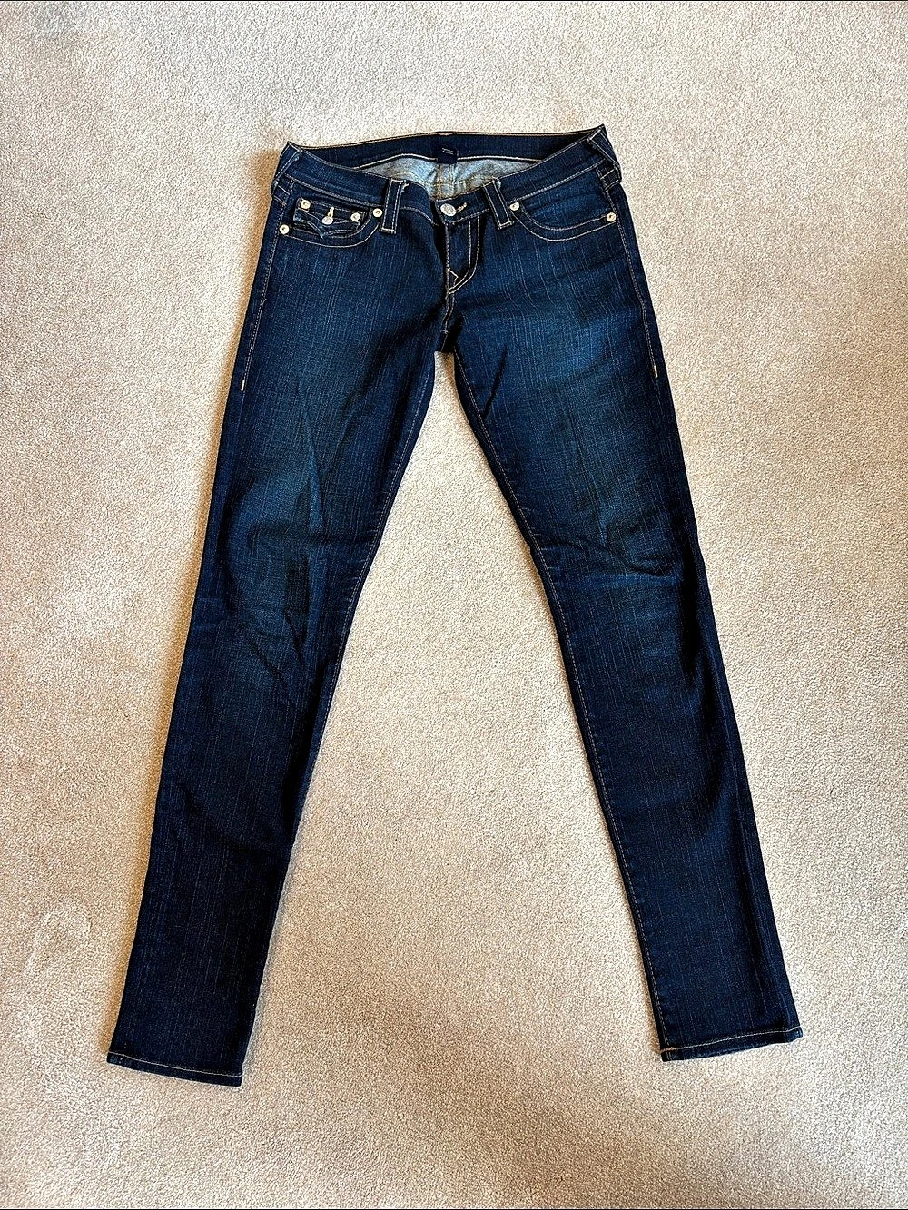 True Religion Skinny Jeans Blue Waist 29